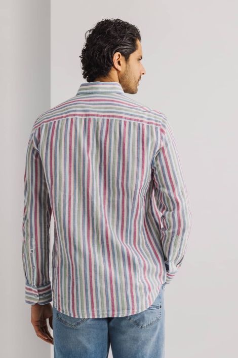 State of Art shirt ls striped oxf